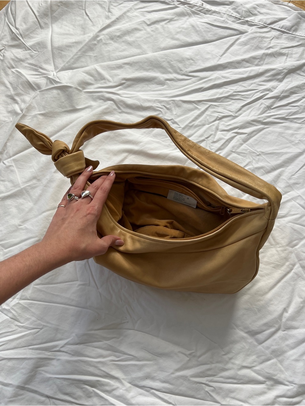 Vintage Y2K Italian Hobo Shoulder Bag - Picture 10 of 12